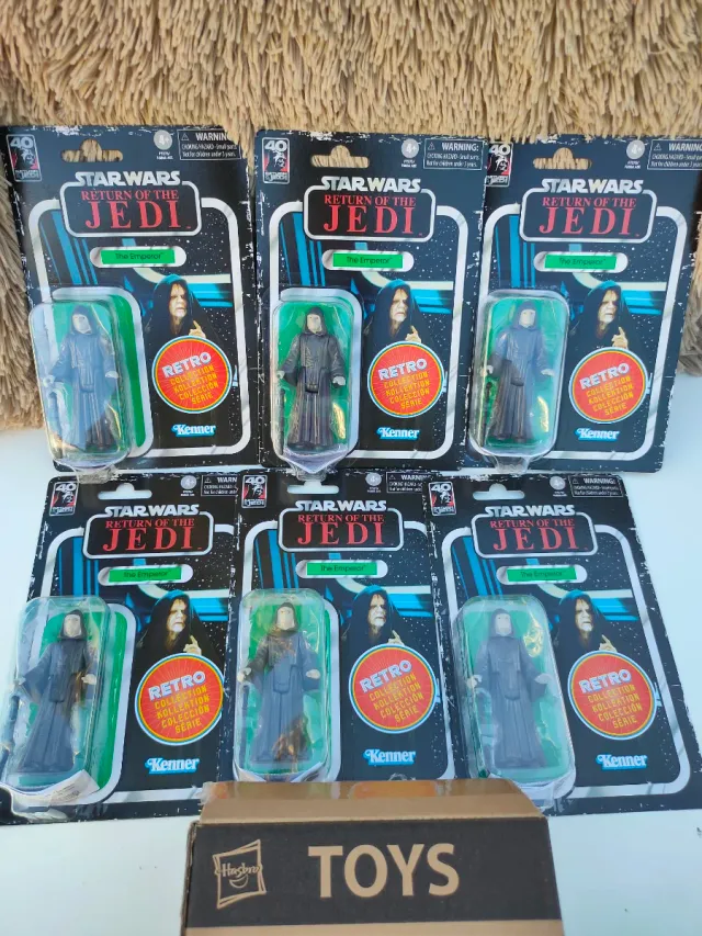 Caja 6 Figuras Star Wars El Emperador