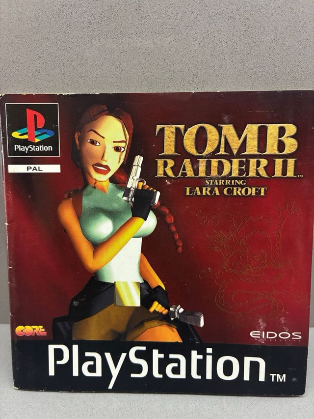 Gioco e manuale Tomb Raider II per PlayStation PAL