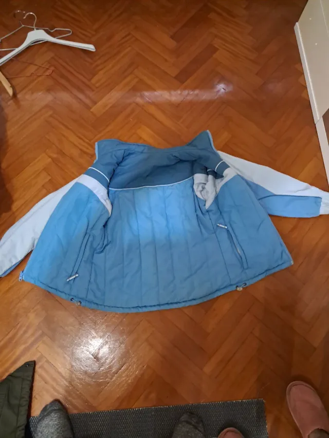 Chaqueta Columbia Mujer Azul y Blanca