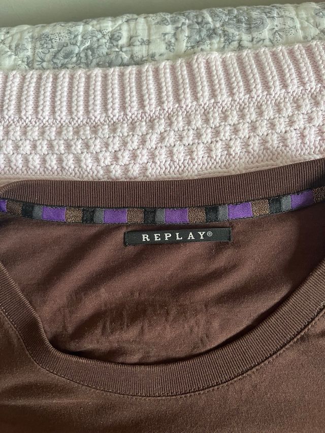 Maglietta vintage Replay marrone