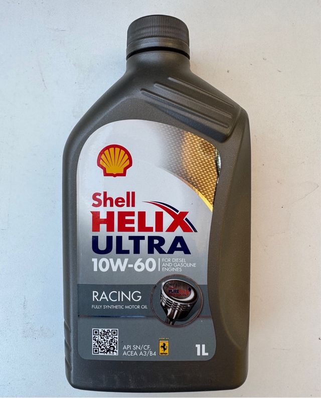 5x Aceite Shell Helix Ultra 10W-60 Racing
