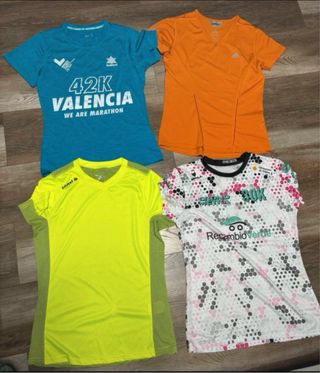 Camisetas Running Varias Tallas y Colores
