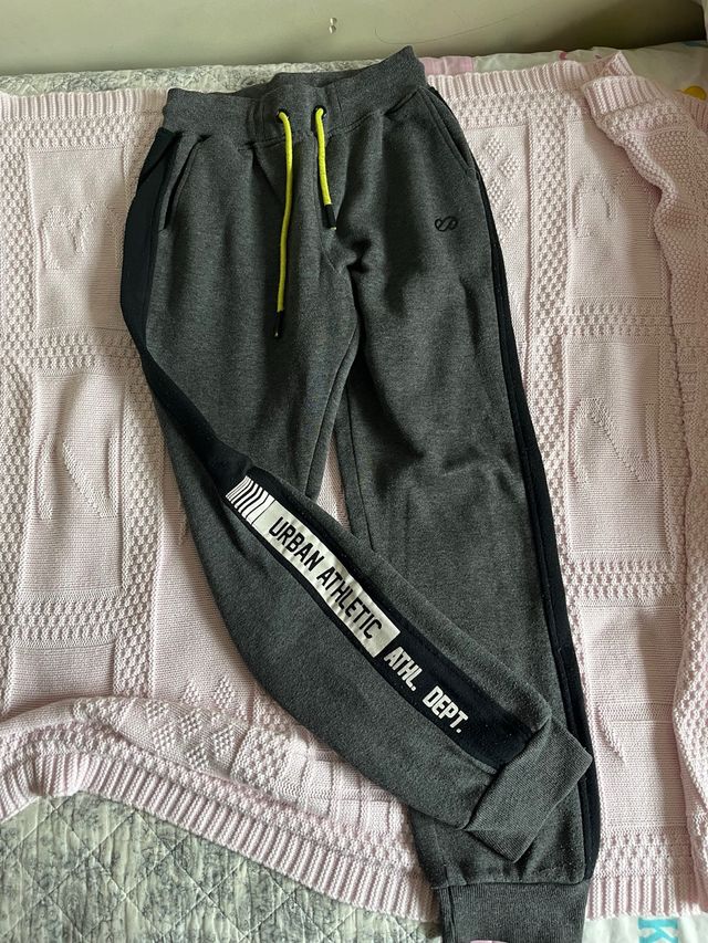 Pantaloni felpa bambino silver