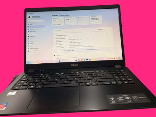 ORDENADOR PORTATIL ACER ASPIRE 3 A315-56 NEGRO