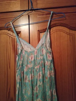 Vestido largo tirantes floral