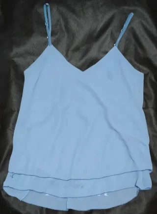 Maglietta blusa con spalline regolabili