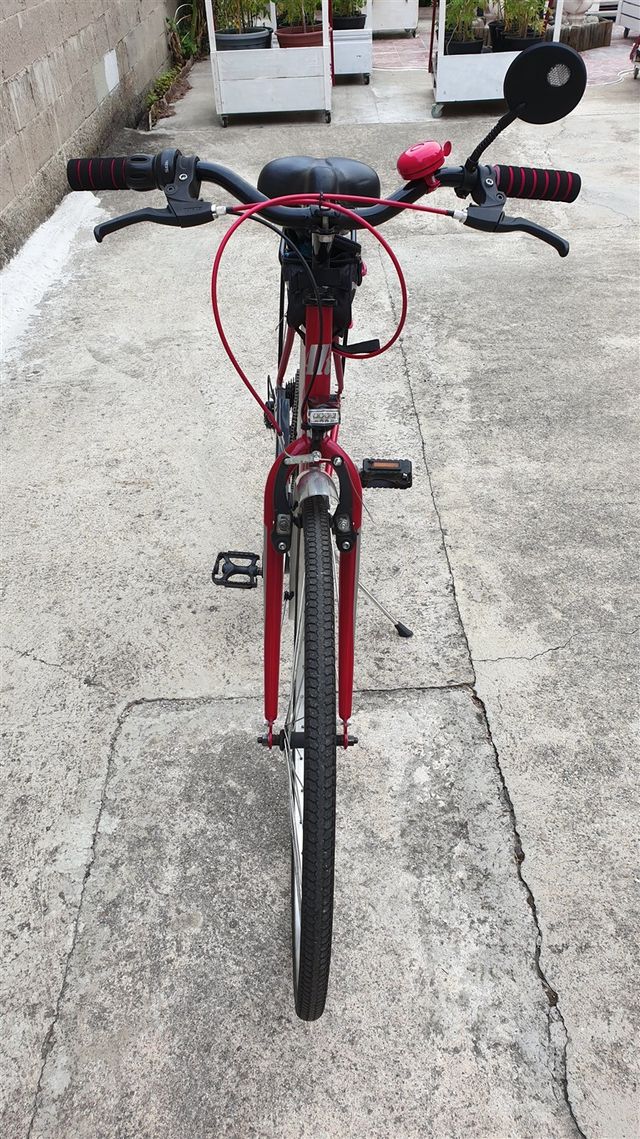 Bicicletta uomo rossa revisionata