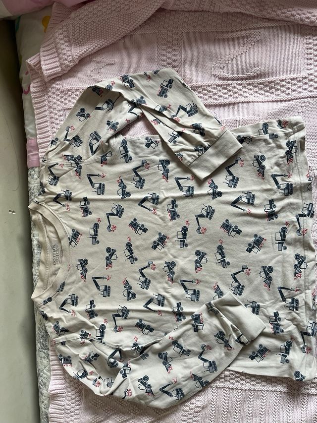 Pigiama Cotton Juice bambino escavatori