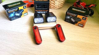 4 Fari LED Bici E-bike MTB BMX Monopattino