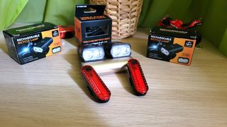 4 Fari LED Bici E-bike MTB BMX Monopattino