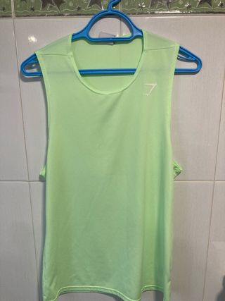 Camiseta tirantes Gymshark verde