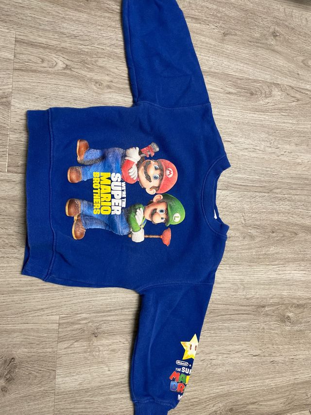 Sudadera Mario Bros 1-2 años (92 cm)