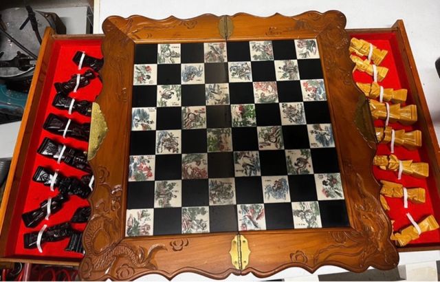 Elegante scacchiera set gioco giapponese XIANGQI