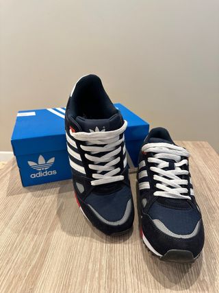 Zapatillas Adidas ZX 750 Azul/Rojo