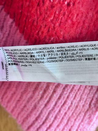 Jersey Mango rayas rosa y rojo