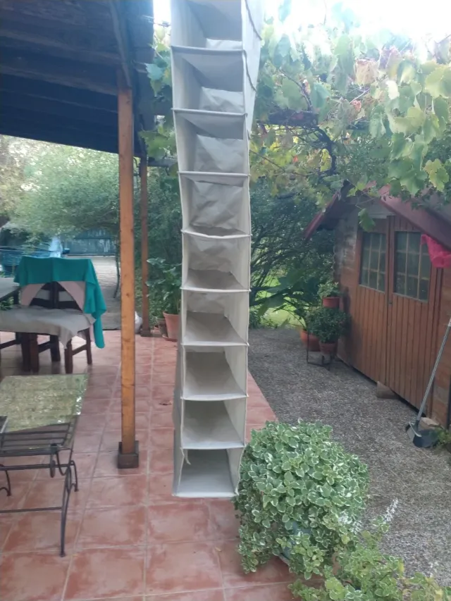 Organizador Colgante 10 Compartimentos gris