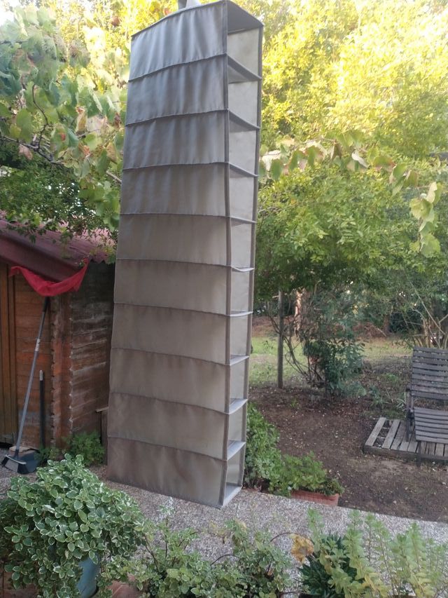 Organizador Colgante 10 Compartimentos gris