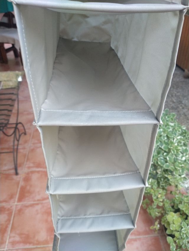 Organizador Colgante 10 Compartimentos gris