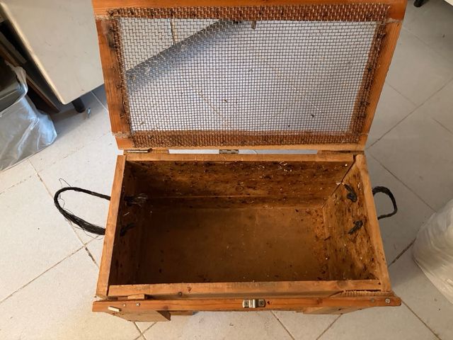 Caja artesanal para caracoles