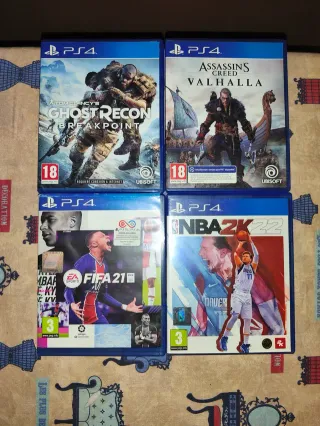 PS4 825 GB Negra + Juegos