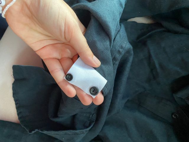 Camisa Lino Negra Talla S