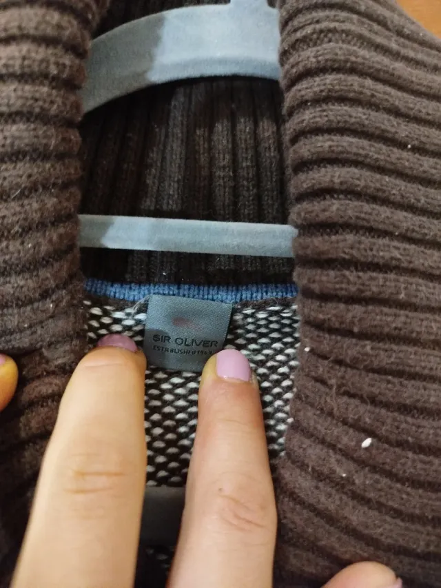 Maglione Sir Oliver Marrone Taglia L