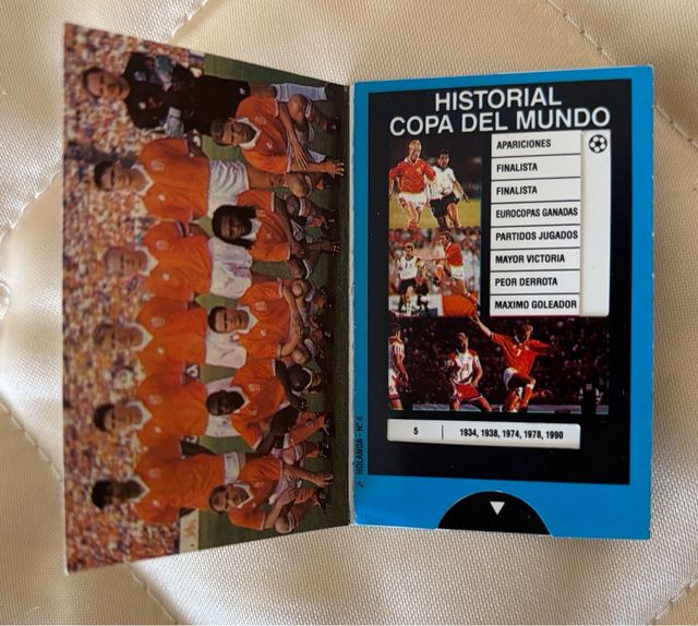 Ficha Kellogg's Mundial USA 94 Holanda