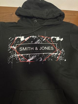 Felpa SMITH & JONES Nera Uomo