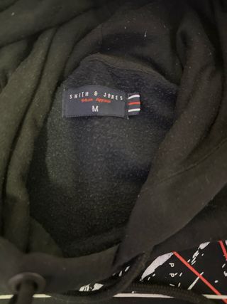 Felpa SMITH & JONES Nera Uomo