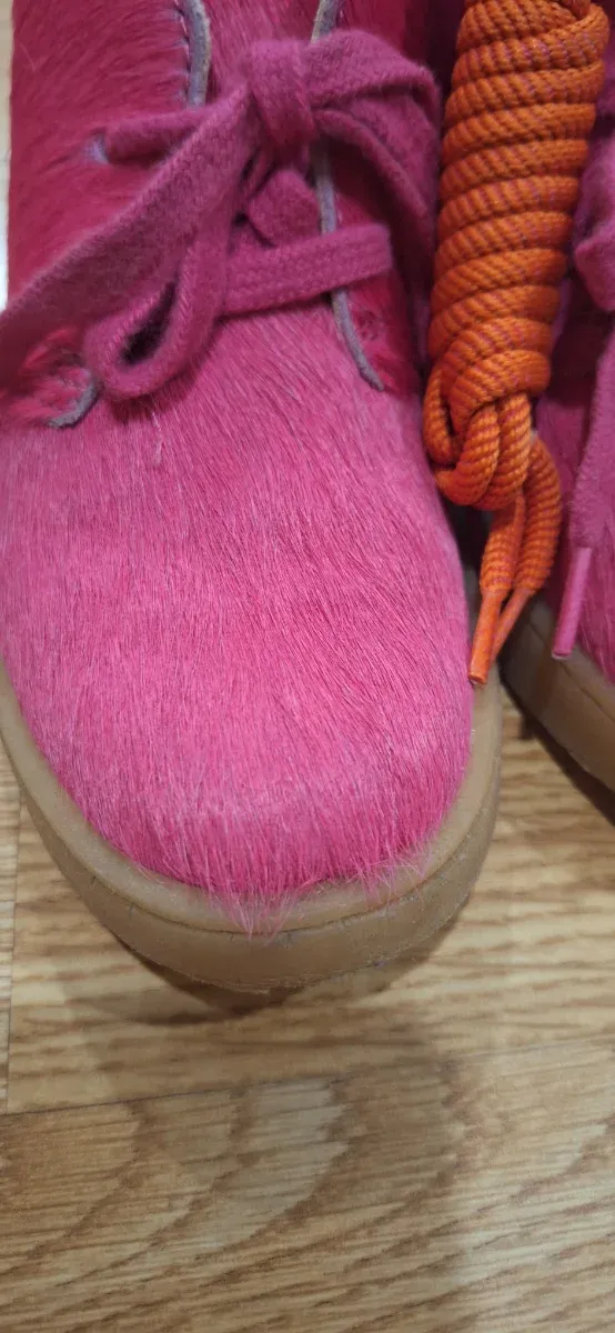 Botines  colaboración clarks Zara Piel Potro Rosa