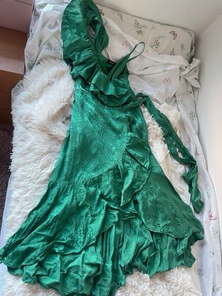Vestido fiesta verde Tintoretto Talla S