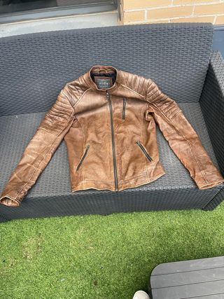Cazadora Piel Jack & Jones Talla M