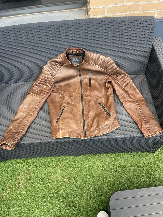 Cazadora Piel Jack & Jones Talla M