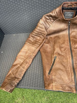 Cazadora Piel Jack & Jones Talla M