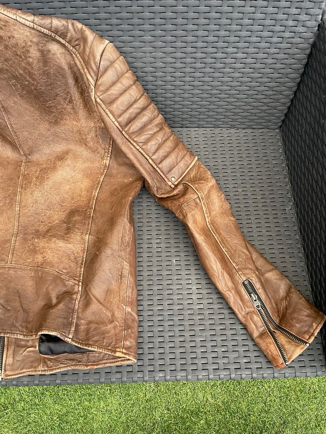 Cazadora Piel Jack & Jones Talla M