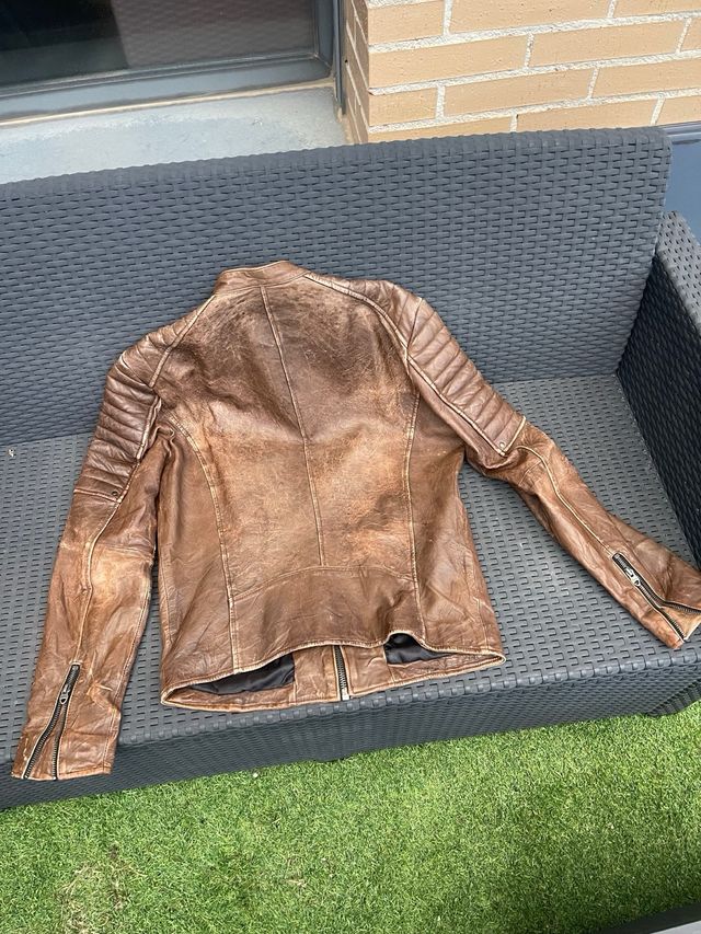 Cazadora Piel Jack & Jones Talla M