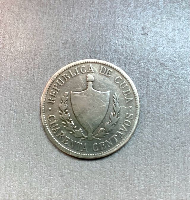 2 Monedas Plata Cuba 1916/1915