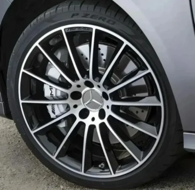 4 TAPAS BUJE CENTROS RUEDAS LLANTAS MERCEDES 75MM 