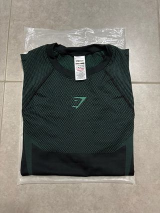 Gymshark Onyx Long Sleeve Green/Black