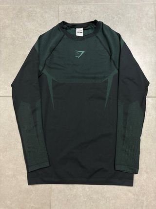 Gymshark Onyx Long Sleeve Green/Black