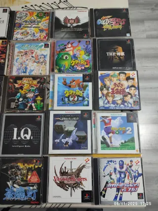 Lote 35 juegos PS1 Japoneses