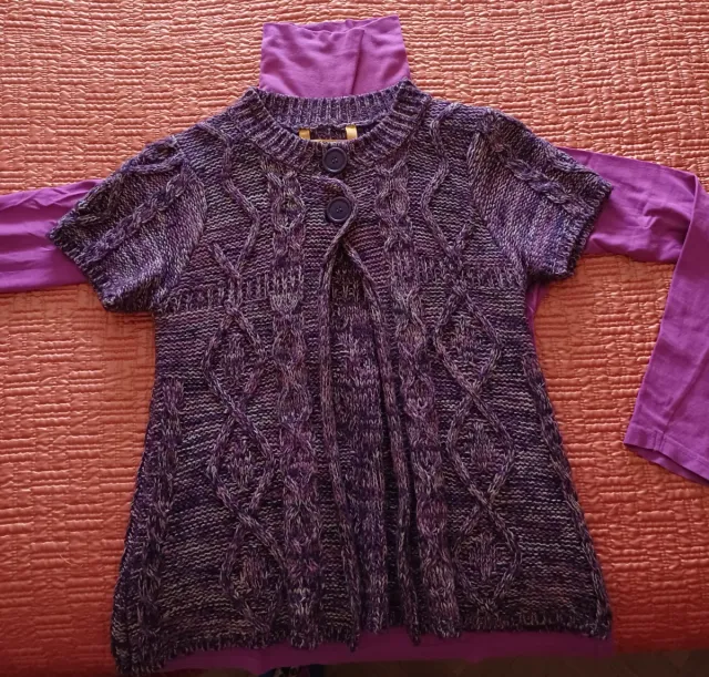 Conjunto chaqueta lana y jersey cuello vuelto