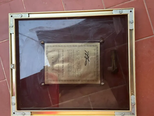 Cuadro Cristo Crucificado Dorado