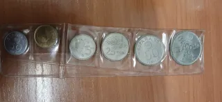 Colección de 4 monedas Reyes