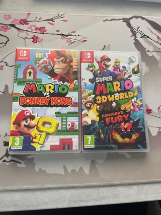 Nintendo Switch Juegos Mario vs Donkey Kong y Supe