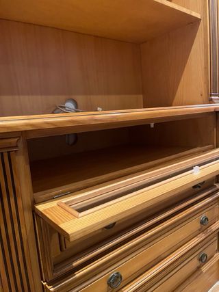 Conjunto comedor madera maciza clásico