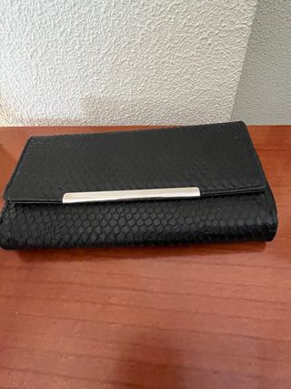 Cartera billetero mujer negra