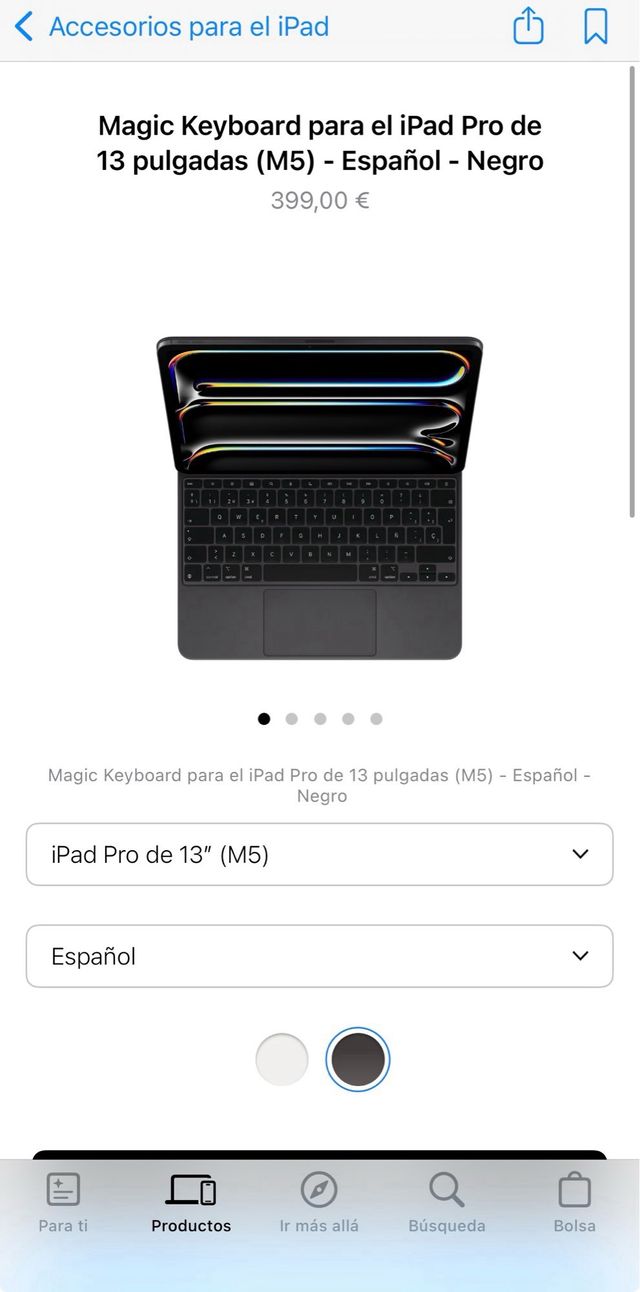 Magic Keyboard iPad Pro 13 Negro
