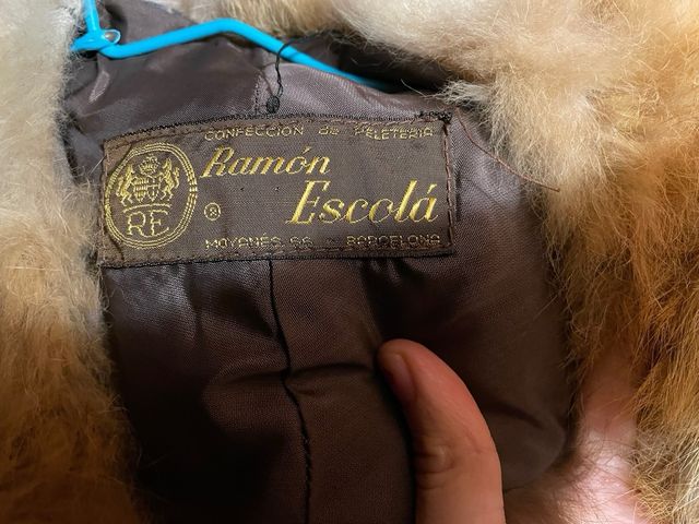 Cuello bufanda pelo auténtico Ramón Escolá.