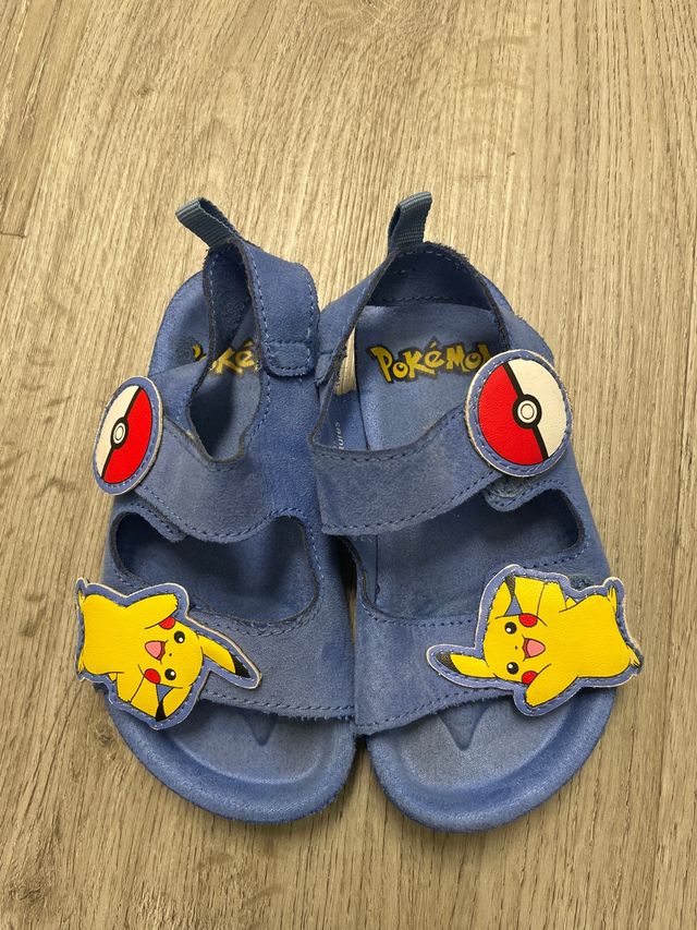 Sandalias Pokémon Pikachu Niño Azul